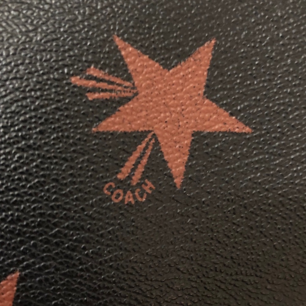 Coach Star Print Handbag - Picture 3 of 3